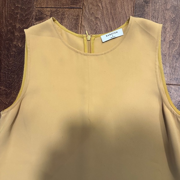 Babaton from Aritzia Golden Yellow Blouse Top Size Small - Picture 2 of 2